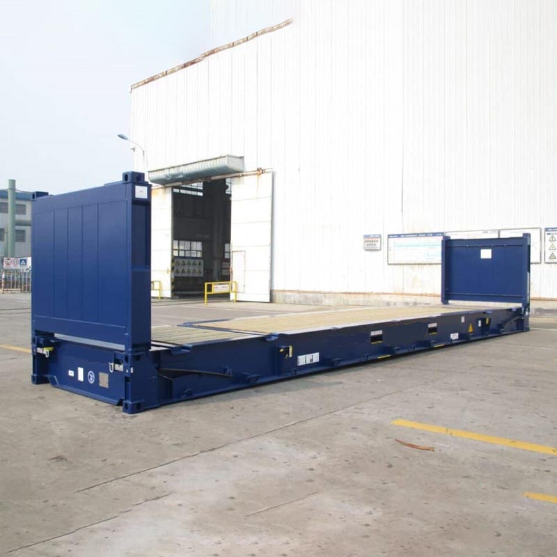 Hvordan kan en flat stativcontainer forenkle overdimensjonert godstransport?