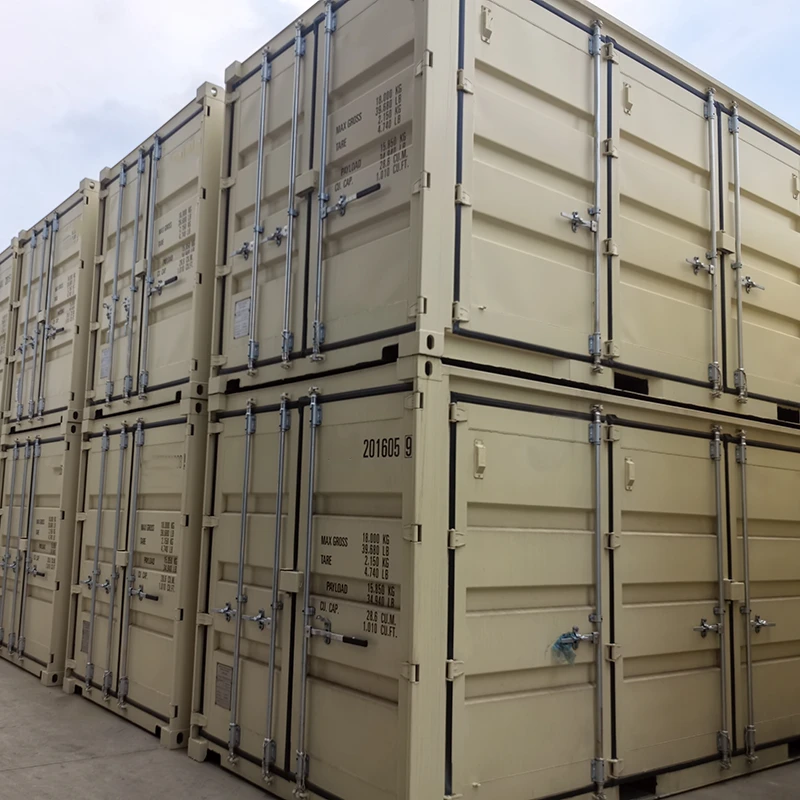 Hva er den beste typen dør for en fraktcontainer?